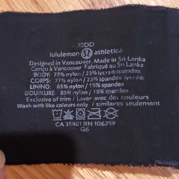 Lululemon Sports Bra - Picture 3 of 6